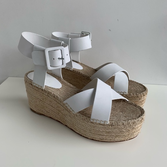 Céline Espadrilles Platform Sandals White 40 - Picture 2 of 9
